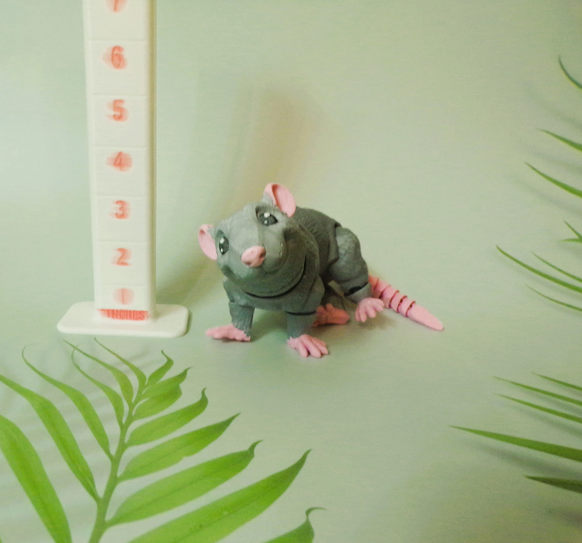 Rat: 3D Printed Articulated - Wonderland 3D Printing 