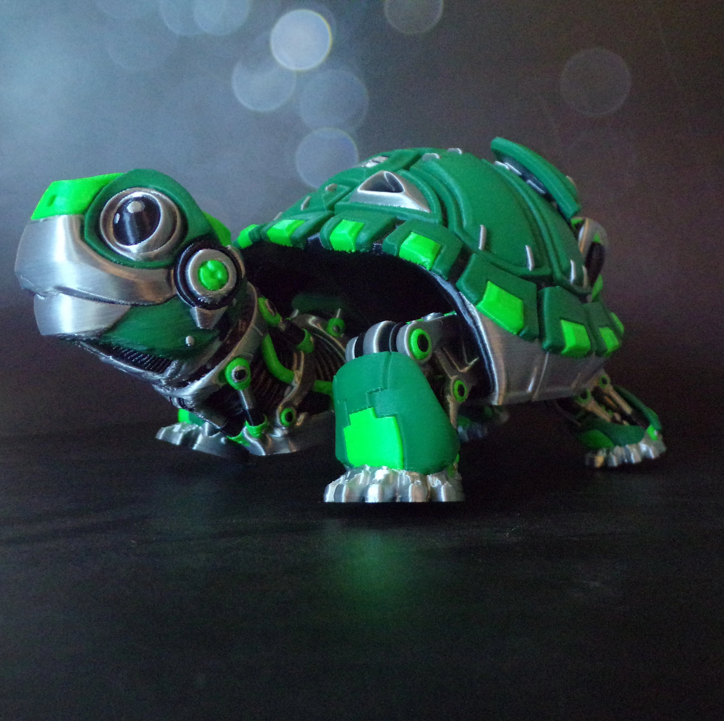 Robot Tortoise: 3D Printed (Four Color) - Wonderland 3D Printing 