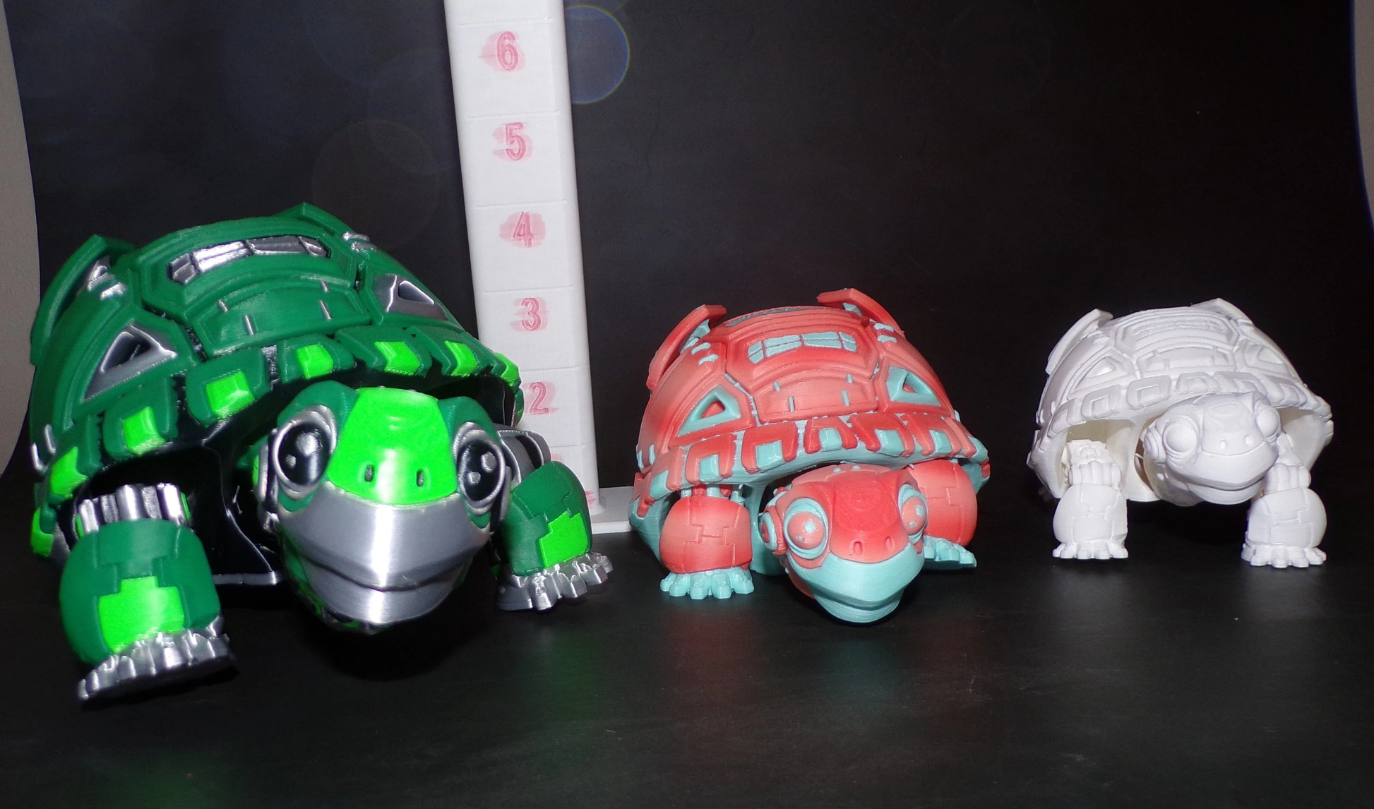 Robot Tortoise: 3D Printed (Four Color) - Wonderland 3D Printing 