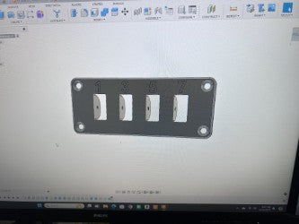 EGT Firewall Bulkhead Set of 2 - Wonderland 3D Printing 