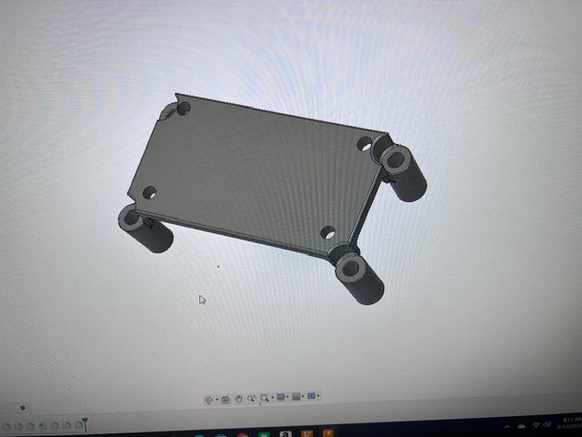 Holley EGT Module to injector driver piggyback bracket - Wonderland 3D Printing 
